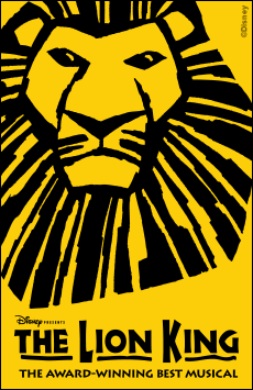 The Lion King, Minskoff Theatre, NYC Show Poster